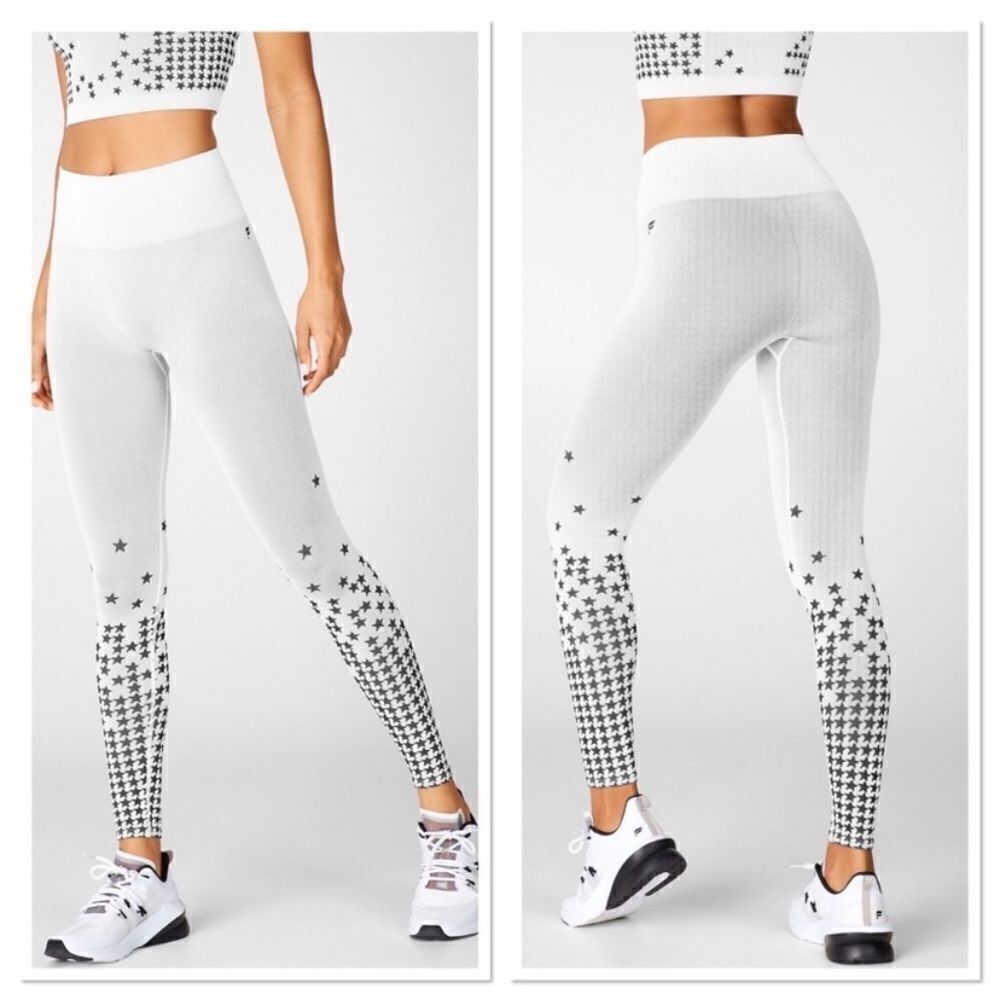 Fabletics High-Waisted Seamless Star Leggings Size XS
